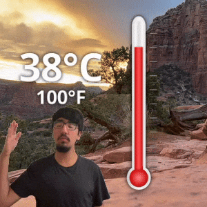 38 °C