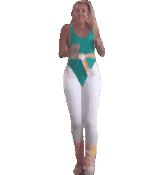 Aerobics Zeina Sticker by Vegas2La Magazine