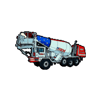 Cement Concrete Truck Sticker by SRM Concrete