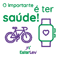 levmed bike saúde correr bebaagua Sticker