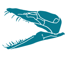 Sea Monster Illustration Sticker by Otago Museum