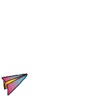 flying paper airplane Sticker by Tyler Resty