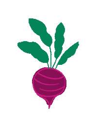 Veggie Vegetable Sticker by LoveBeets