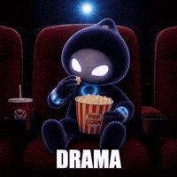 Drama Popcorn GIF by Super Studios (Community)