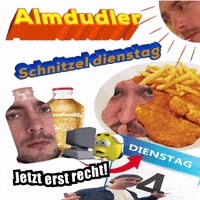 Schnitzel Almdudler GIF