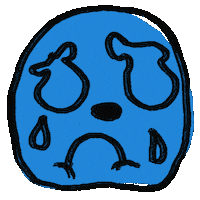 Sad Cry Sticker