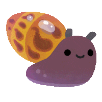 Snail Smile Sticker by pikaole