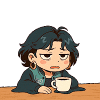 Tired Over It Sticker by Persona