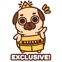 Dog Puppy Sticker by Puglie Pug