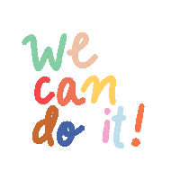 We Can Do It Colors Sticker