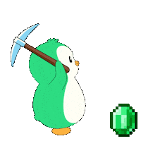 Crypto Penguin Sticker by Abster