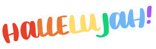 Rainbow Text Sticker by Mighty Hands