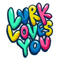 Lurk Loves You Sticker by LURK