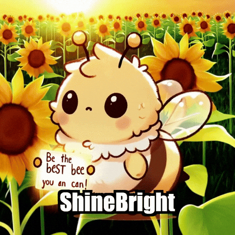Bee Affirmations GIF by Beelightened