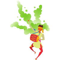 Festival Of Colours Dance Sticker by Digital Pratik