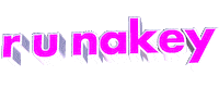 Pink Are You Naked Sticker by AnimatedText
