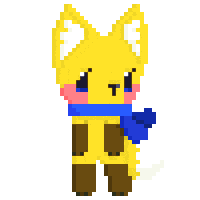 Kyubi_No_Yohko no scarf kyut kyubinoyohko Sticker