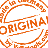 Made In Germany Orange Sticker by Yellotools
