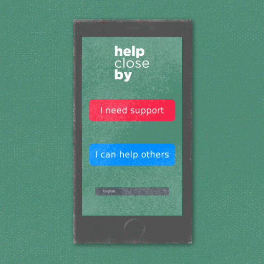 HelpCloseBy community training technology app GIF