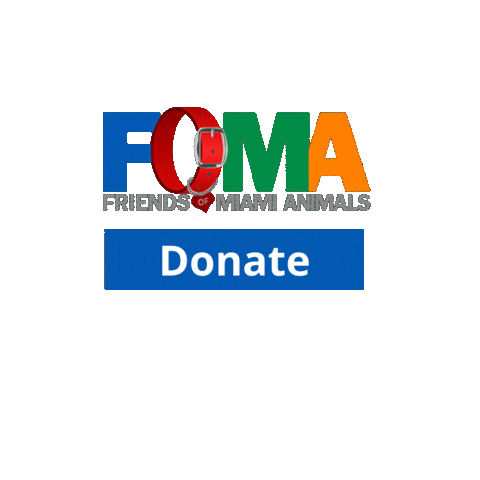 FriendsofMiamiAnimals pet rescue foma miami pets Sticker