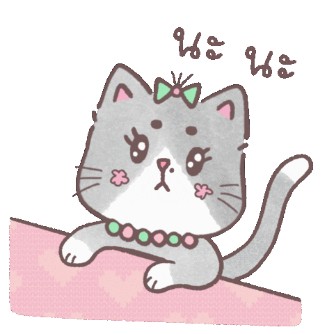 Sad Cat Sticker by Mole and the gang
