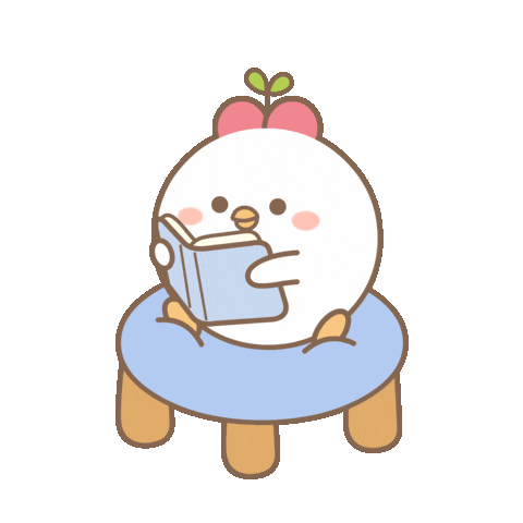 Book Reading Sticker