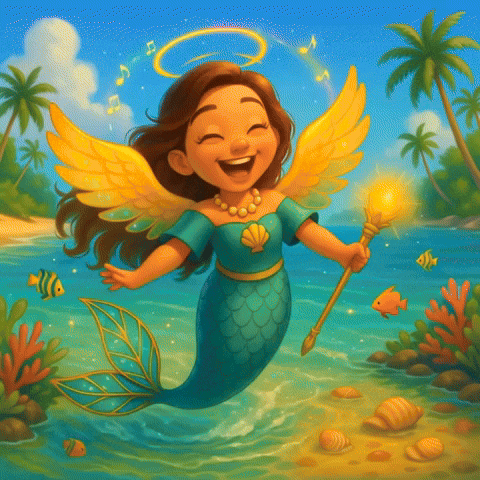TheRealSiraphael giphyupload fantasy gif magical mermaid pixar style GIF
