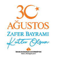 30Agustos Sticker by Izmir University of Economics