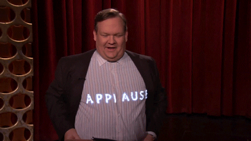 andy richter applause GIF by Team Coco