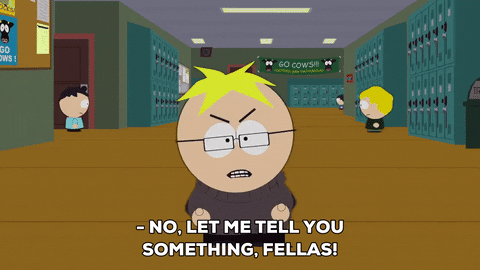 angry hallway GIF by South Park 