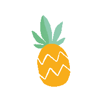 Pine Apple Summer Sticker by babauba