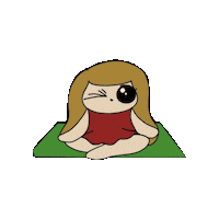 Surprised Girl Sticker