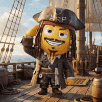 Anchor Up Johnny Depp GIF by SaluteXRPL