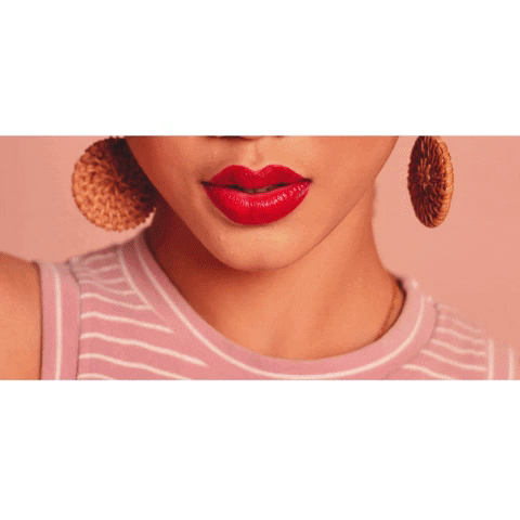 letstalkaboutface giphyupload red makeup lipstick GIF