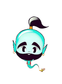 Genie Lampara Sticker