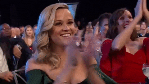 Excited Reese Witherspoon GIF by SAG Awards