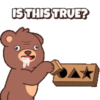 Sticker Is This True Sticker by BEARISH
