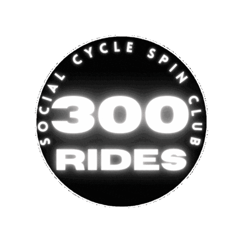 300 Sticker by Social Cycle Spin Club