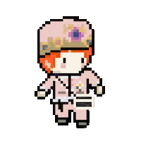 Pixel Dancing Sticker