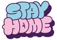 Stay Home Sticker by Israseyd