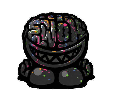 THEGIMMEPROJECT giphyupload brain the gimme project mr ewok one Sticker