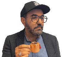yallaproductions film shocked tea gasp Sticker