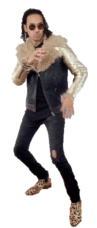 motifmusic happy dance party dancing Sticker