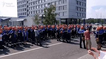 Workers Rally in Grodno in Favor of Strike Action as Belarus Protests Continue