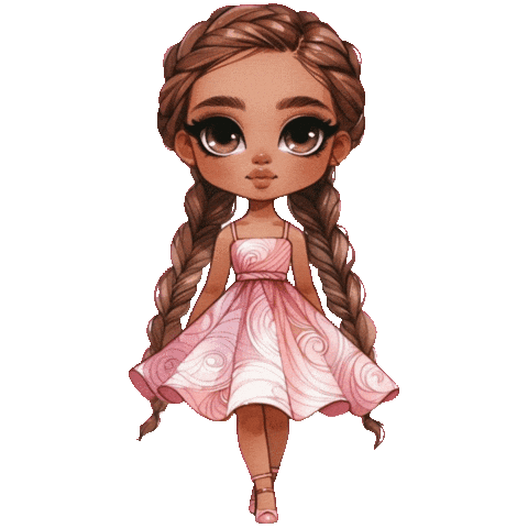 Girl Sticker