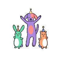 Happy Animation Sticker