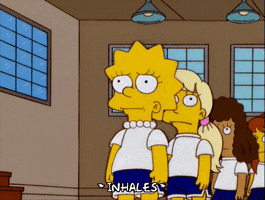 preparing lisa simpson GIF