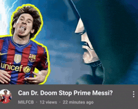Lionel Messi Marvel GIF
