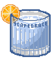 new zealand orange Sticker by Scapegrace Gin