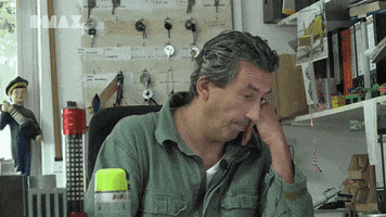 tired thinking GIF